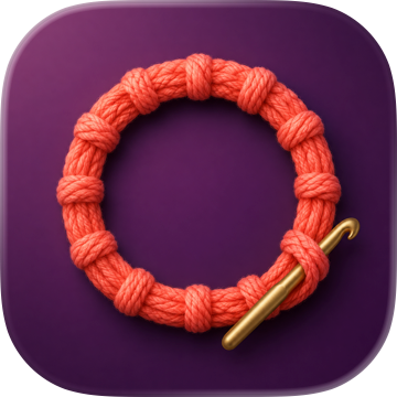 Crochet Row Counter: Repeat의 보존된 등록 아이콘